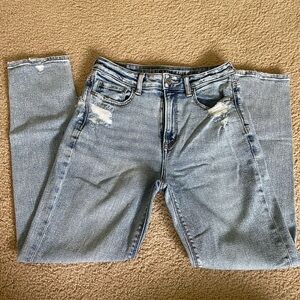 American Eagle, stretch mom jean, size 2
